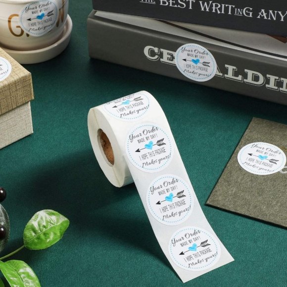 50 YOUR ORDER MADE MY DAY Stickers 1.5" - Picture 4 of 10